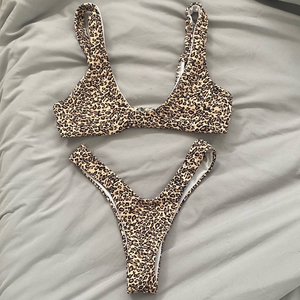 Zaful Cheetah Bikini